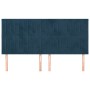 Kopfteile 4 Einheiten aus dunkelblauem Samt 80x5x78/88 cm von , Kopf- und Fußteile - Ref: Foro24-3116628, Preis: 133,69 €, Ra...