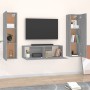 TV-Möbelset 3-teilig Sonoma graues Sperrholz von , TV-Möbel - Ref: Foro24-3120237, Preis: 130,11 €, Rabatt: %