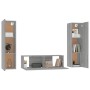 TV-Möbelset 3-teilig Sonoma graues Sperrholz von , TV-Möbel - Ref: Foro24-3120237, Preis: 130,11 €, Rabatt: %