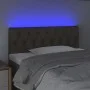 Headboard with LED in taupe gray fabric 100x7x78/88 cm by , Headboards and footboards - Ref: Foro24-3121942, Price: 55,97 €, ...