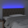 Kopfteil mit LED aus taupegrauem Stoff 100x7x78/88 cm von , Kopf- und Fußteile - Ref: Foro24-3121942, Preis: 53,03 €, Rabatt: %