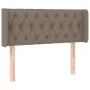 Headboard with LED in taupe gray fabric 103x16x78/88 cm by , Headboards and footboards - Ref: Foro24-3123566, Price: 63,86 €,...