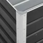 Arriate de acero galvanizado gris antracita 240x40x45 cm de , Maceteros y jardineras - Ref: Foro24-47047, Precio: 63,59 €, De...