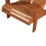 Silla de jardín Adirondack con reposapiés madera acacia maciza de , Tumbonas - Ref: Foro24-44117, Precio: 163,20 €, Descuento: %