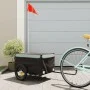 Remolque para bicicleta hierro negro y gris 30 kg de , Remolques para bicicletas - Ref: Foro24-94077, Precio: 81,98 €, Descue...