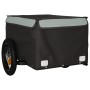 Black and gray iron bicycle trailer 30 kg by , Bicycle trailers - Ref: Foro24-94077, Price: 84,10 €, Discount: %