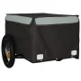 Remolque para bicicleta hierro negro y gris 30 kg de , Remolques para bicicletas - Ref: Foro24-94077, Precio: 81,98 €, Descue...