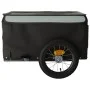 Remolque para bicicleta hierro negro y gris 30 kg de , Remolques para bicicletas - Ref: Foro24-94077, Precio: 81,98 €, Descue...