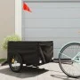 Fahrradanhänger aus schwarzem Eisen, 45 kg von , Fahrradanhänger - Ref: Foro24-94094, Preis: 101,01 €, Rabatt: %