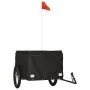 Fahrradanhänger aus schwarzem Eisen, 45 kg von , Fahrradanhänger - Ref: Foro24-94094, Preis: 101,01 €, Rabatt: %