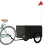 Fahrradanhänger aus schwarzem Eisen, 45 kg von , Fahrradanhänger - Ref: Foro24-94094, Preis: 101,01 €, Rabatt: %