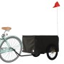 Remolque para bicicleta hierro negro 45 kg de , Remolques para bicicletas - Ref: Foro24-94094, Precio: 90,56 €, Descuento: %