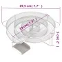 Round cold smoke generator stainless steel 19.5 cm by , BBQ accessories - Ref: Foro24-30249, Price: 22,42 €, Discount: %