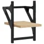 Estantes de pared con barras 2 uds roble Sonoma 20x25x30 cm de , Estantes y estanterías - Ref: Foro24-836229, Precio: 14,16 €...