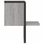 Sonoma gray wall shelf with bar 20x25x30 cm by , Shelves and shelves - Ref: Foro24-836276, Price: 13,00 €, Discount: %