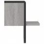 Sonoma gray wall shelf with bar 20x25x30 cm by , Shelves and shelves - Ref: Foro24-836276, Price: 12,79 €, Discount: %