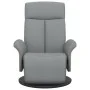 Relaxsessel mit Fußstütze aus hellgrauem Stoff von , Sessel - Ref: Foro24-356521, Preis: 240,44 €, Rabatt: %