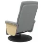 Relaxsessel mit Fußstütze aus hellgrauem Stoff von , Sessel - Ref: Foro24-356521, Preis: 240,44 €, Rabatt: %