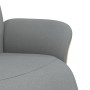 Recliner armchair with footrest in light gray fabric by , Armchairs - Ref: Foro24-356521, Price: 199,37 €, Discount: %