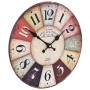 Reloj de pared vintage colorido 30 cm de vidaXL, Relojes de pared - Ref: Foro24-50629, Precio: 18,46 €, Descuento: %