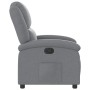 Light Gray Fabric Recliner by , Armchairs - Ref: Foro24-371751, Price: 228,77 €, Discount: %