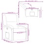 Light Gray Fabric Recliner by , Armchairs - Ref: Foro24-371751, Price: 228,77 €, Discount: %