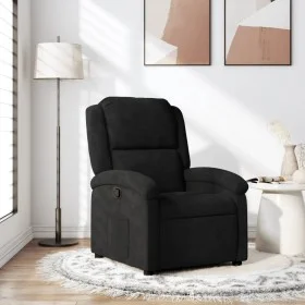 Black Velvet Recliner by , Armchairs - Ref: Foro24-371803, Price: 197,41 €, Discount: %