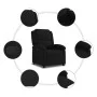Black Velvet Recliner by , Armchairs - Ref: Foro24-371803, Price: 197,41 €, Discount: %