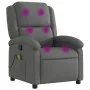 Dark Gray Fabric Reclining Massage Chair by , Armchairs - Ref: Foro24-371764, Price: 210,38 €, Discount: %