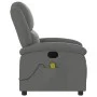 Dark Gray Fabric Reclining Massage Chair by , Armchairs - Ref: Foro24-371764, Price: 210,38 €, Discount: %