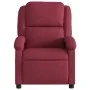 Red wine fabric reclining massage chair by , Armchairs - Ref: Foro24-371766, Price: 207,74 €, Discount: %