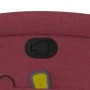 Red wine fabric reclining massage chair by , Armchairs - Ref: Foro24-371766, Price: 207,74 €, Discount: %