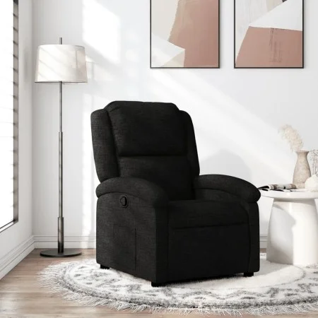 Black fabric recliner by , Armchairs - Ref: Foro24-371753, Price: 198,39 €, Discount: %