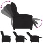 Sillón reclinable de tela negro de , Sillones - Ref: Foro24-371753, Precio: 201,22 €, Descuento: %
