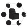 Black fabric recliner by , Armchairs - Ref: Foro24-371753, Price: 198,39 €, Discount: %
