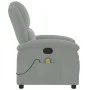 Hellgrauer Massagesessel aus Samt von , Sessel - Ref: Foro24-371808, Preis: 218,14 €, Rabatt: %