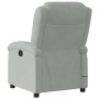Light gray velvet massage recliner by , Armchairs - Ref: Foro24-371808, Price: 218,51 €, Discount: %
