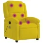 Sillón de masaje reclinable de terciopelo amarillo de , Sillones - Ref: Foro24-371815, Precio: 224,12 €, Descuento: %