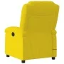 Sillón de masaje reclinable de terciopelo amarillo de , Sillones - Ref: Foro24-371815, Precio: 224,12 €, Descuento: %
