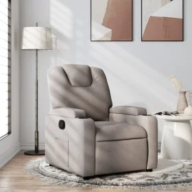 Taupe Gray Fabric Recliner by , Armchairs - Ref: Foro24-372373, Price: 205,81 €, Discount: %