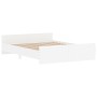 Bettgestell mit Kopf- und Fußteil weiß 140x200 cm von , Betten und Lattenroste - Ref: Foro24-3203747, Preis: 123,07 €, Rabatt: %
