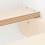 Bettgestell mit Kopf- und Fußteil weiß 140x200 cm von , Betten und Lattenroste - Ref: Foro24-3203747, Preis: 123,07 €, Rabatt: %