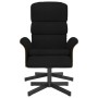 Relaxsessel mit Fußstütze aus schwarzem Stoff von , Sessel - Ref: Foro24-356612, Preis: 174,69 €, Rabatt: %
