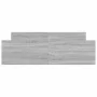 Estructura de cama con cabecero piecero gris Sonoma 160x200 cm de , Camas y somieres - Ref: Foro24-3203766, Precio: 142,02 €,...