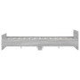Estructura de cama con cabecero piecero gris Sonoma 160x200 cm de , Camas y somieres - Ref: Foro24-3203766, Precio: 149,28 €,...