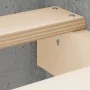 Betongrauer Bettrahmen mit Kopf- und Fußteil 160 x 200 cm von , Betten und Lattenroste - Ref: Foro24-3203764, Preis: 158,09 €...