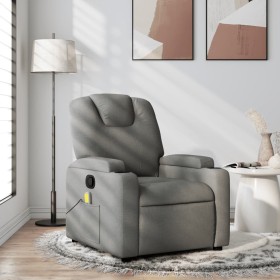 Sillón de masaje reclinable de tela gris oscuro de , Sillones - Ref: Foro24-372378, Precio: 222,11 €, Descuento: %