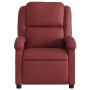 Red Faux Leather Recliner by , Armchairs - Ref: Foro24-371779, Price: 198,91 €, Discount: %