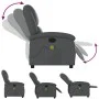 Sillón de masaje reclinable cuero sintético gris de , Sillones - Ref: Foro24-371785, Precio: 202,19 €, Descuento: %