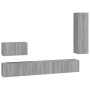 TV-Möbelset 4-teilig Sonoma graues Sperrholz von , TV-Möbel - Ref: Foro24-3114332, Preis: 158,67 €, Rabatt: %